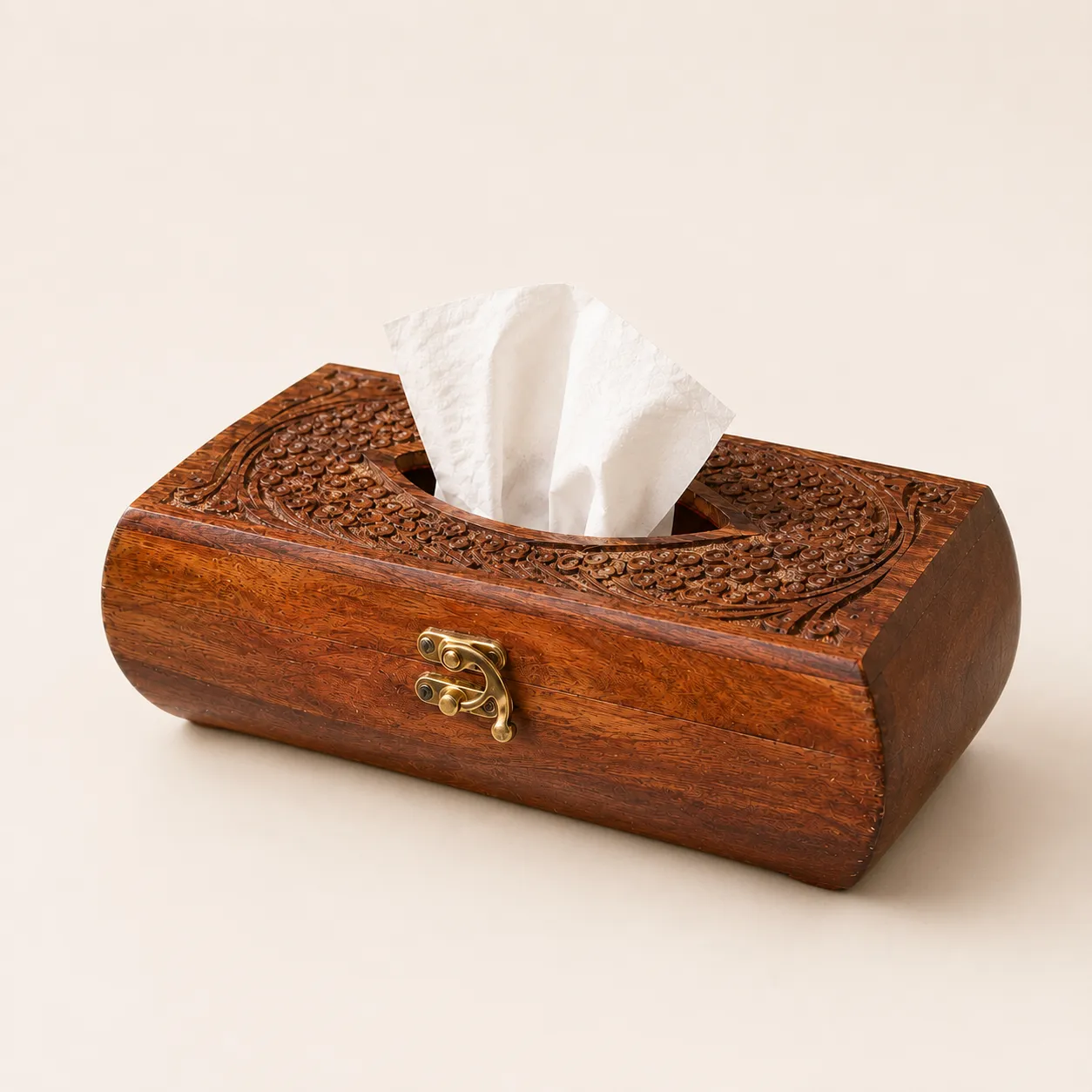 Wooden Tissue Box - Image 2